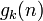 g_k ( n )\,